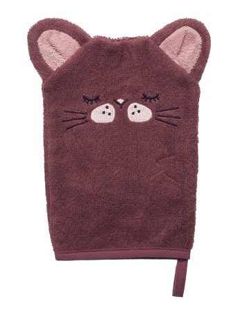 Pippi Wash Cloth - Brown - 14X21CM