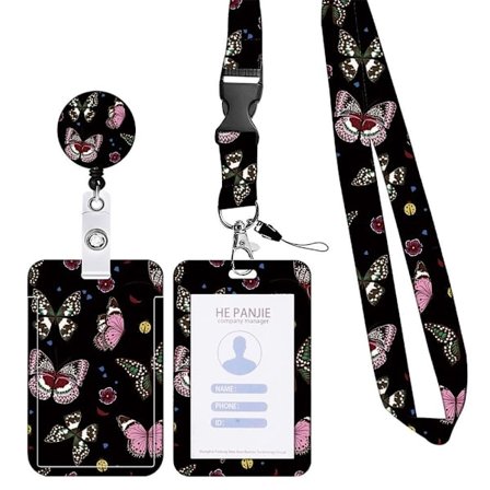 3 stk/sett uttrekkbar kortholder ID Business Case 4 4