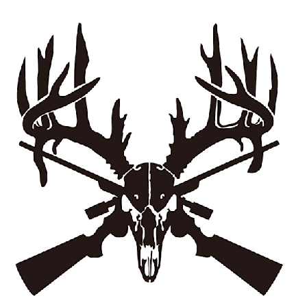 3 stk hjort klistremerke, hjort bukk gevir hodeskalle klistremerke PVC bil klistremerke dekor tilbehør hjort silhuett vegg klistremerke veggdekor