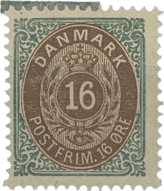 Danmark 1875-1879 - AFA 27 - Ubrugt
