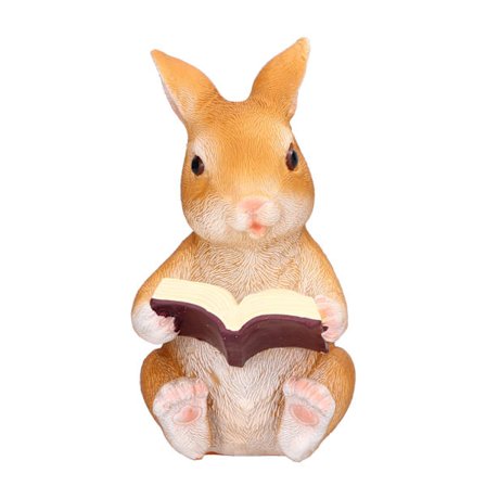 Harpiks Kanin Figurer til Udendørs Have Dekoration