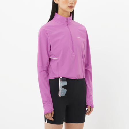 Salomon - Couches intermédiaires Vêtements Sense Aero Hybd Cp Plvr W