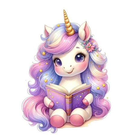 Poster med Enhörning 21x30 cm