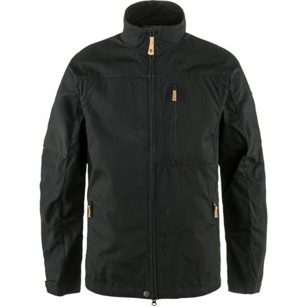 Fjällräven Men's Övik Stencollar Jacket in Black, G-1000 | Size: XL