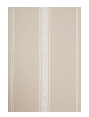 Lexington Home Icons Cotton Jacquard Star Kitchen Towel - Beige - 50X70CM