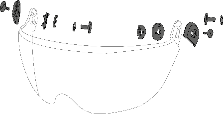 Guardio Theia Visirskruvar, Ögon- & ansiktsskydd