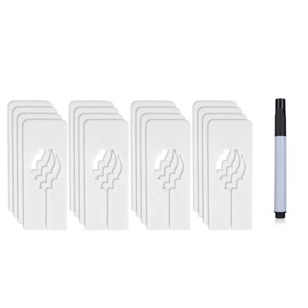 10 STK Klær Størrelsesdeler Hengende Organizer HVIT