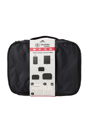 Monteroc Researrangör, 5 delar Resetillbehör Svart ONESIZE