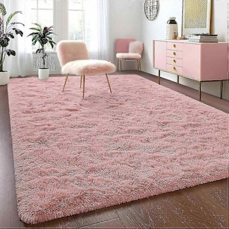 Myke tepper for soverom, lodne gulvtepper for stue, myke barnetepper, sklisikre tepper for tregulv, romdekor 2025-Perfet