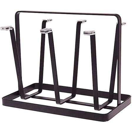 Metalldiskställ för mugghållare Flaskställ Svart Diskställ Kopphållare