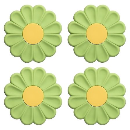 Silikon Underlag til Varme Retter, Grydeunderlag, Fleksible Køkkenunderlag til Bord