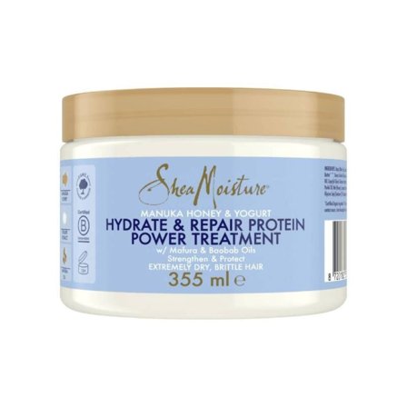 SHEA MOISTURE Manuka Honey & Yogurt Hydrate+Repair Protein Treatment 355ml - Maschera Riparatrice Capelli