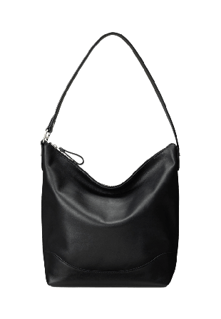 Lauren Ralph Leather Large Tasha Bucket Bag Handväskor Dam Svart ONESIZE