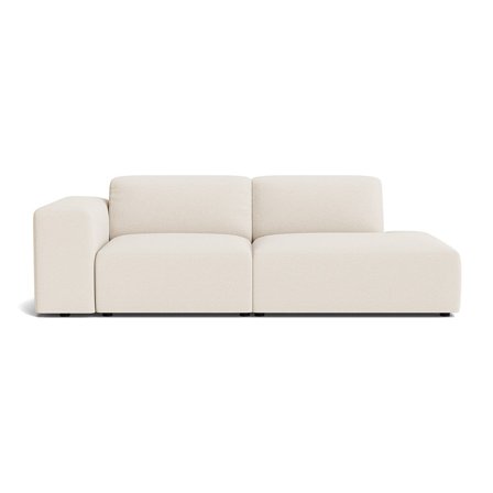 Soma lounge sofa, højrevendt | Open end - Loop Creme - 245x101x75 - Sofa
