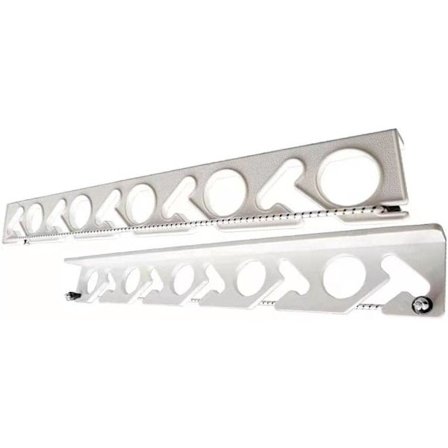 Fiske Stang - 2 Dele 10 Huller Fiske Stang Holdere Væg eller Loft Montering Opbevaringshylde Display Hylde