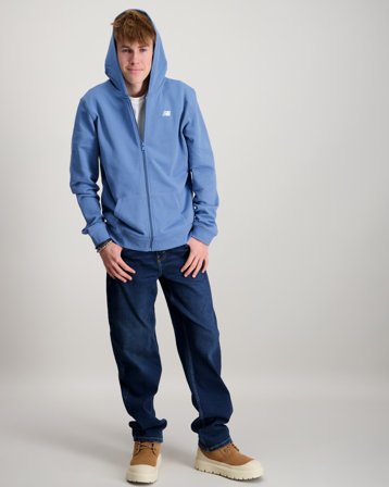 New Balance New Balance French Terry Full Zip Hoodie Sininen Hupparit/Hoodie Pojat - Kids Brand Store