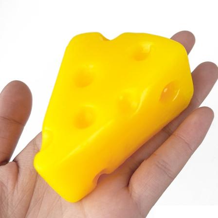 Juustolelut Pehmeä 3D Jälkiruokajuhla Rento Sensorinen Kirkas Lelu G Yellow