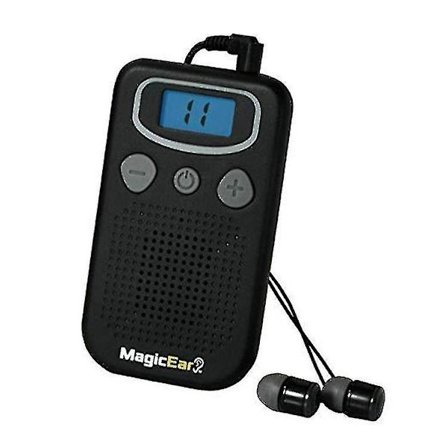 Pocket Sound Voice Enhancer Device Med Hörlurar Och Mikrofon Set