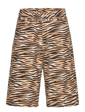 Monki Low Rise Cargo Cotton Twill Jorts - Multi/patterned - 50