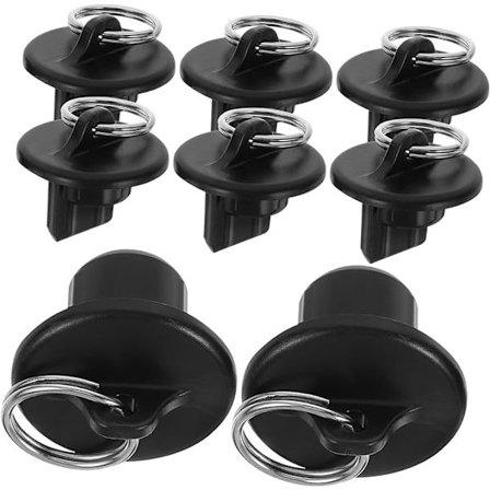 x8 Musta Sokeatulppa 20MM Rullaverho Tarvikkeet Ulkoilmaverho Osia