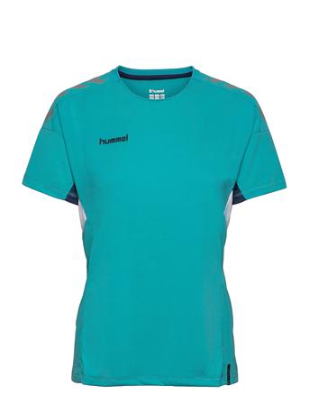 Tech Move Jersey Woman S/S Blue Hummel