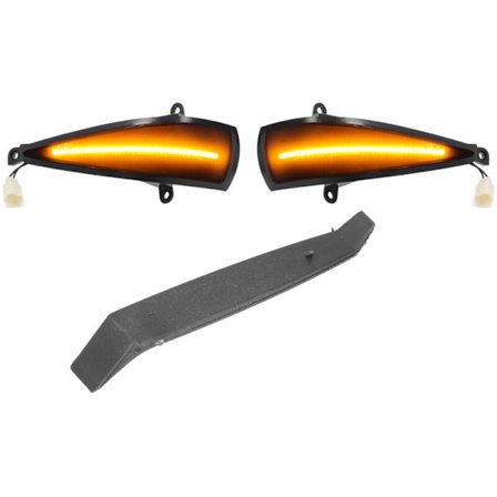 2x Dynaaminen LED-vilkkuvalo Amber Peiliin Asennettava Civic 8th (2005-2011) by DEBUNS