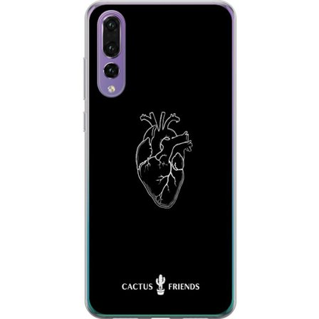 Yhteensopiva Puhelinkuori Huawei Huawei P20 Pro Kaktus ja Ystävät - Keskiaikaan Anatomia Sydän