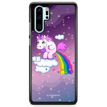 Bjornberry Hårdskal Huawei P30 Pro - Bajsande Enhörning