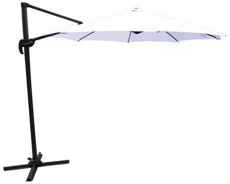 Venture Home Leeds 7015-309L Parasoll svart/vitt, Utemiljö