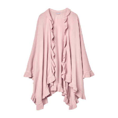 Å WOMAN Poncho med volanger SILJA Capes & ponchos Grå ONESIZE