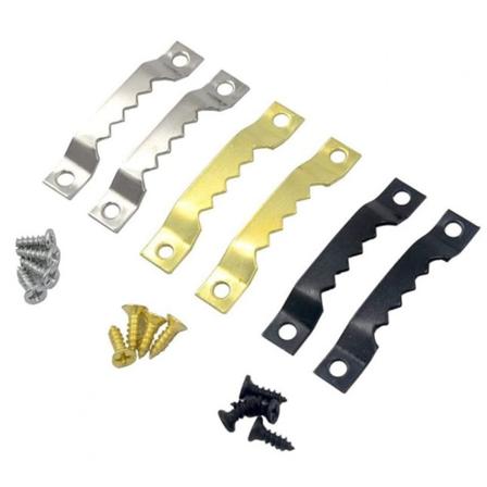 Fotohenger - Sett med 150 + 300 skruer inkludert - Sterk og holdbar gullmetall fotokrok - krok fo