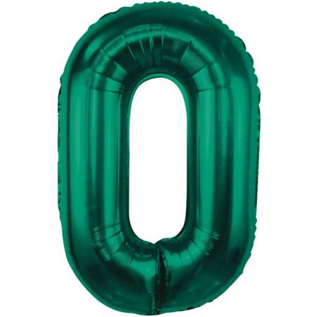 Sifferballong Grön 85cm "0-9" Siffra 0 - Kalaslagret.se