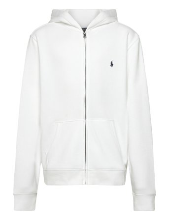 Ralph Lauren Kids Seasonal Fleece-Ls Fz Hood-Tp-Knt - White - 150-161