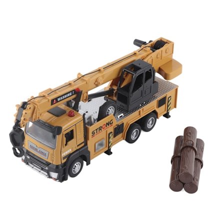 Leksakslastbil med kran i legering för barn - Förbättra koordination och kreativitet