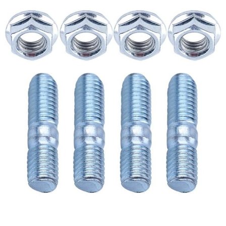 8 kpl Pakoputken Vaimenninruuvi Pultti Mutteri Sarja Yhteensopiva Hondan GX110 GX120 GX160 GX200 5.5HP 6.5HP 90047-ZE1-000