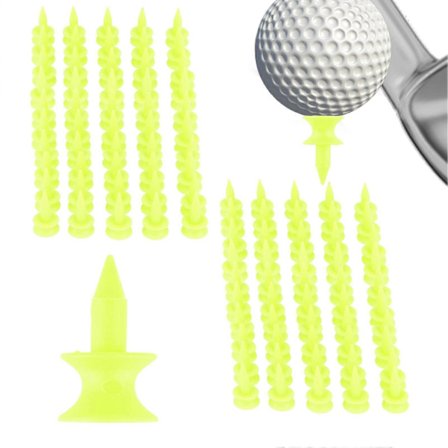 Fargede Golf T-skjorter, Dobbelt Lag, Portable 25mm T-skjorter, 50/100 Pakning, Gjenbrukbart Golftilbehør For Menn Og Kvinner (FMY)