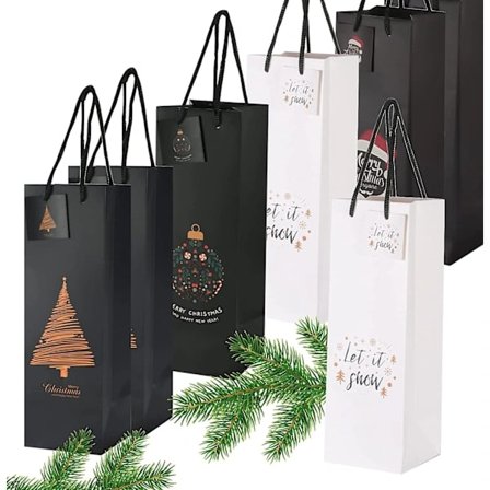 Flaskpåsar XXL Julmotiv 24-pack TKGRUPPE