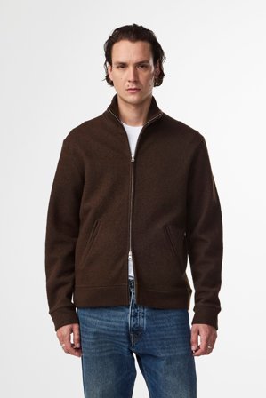 NN.07 Boiled 6398 Hybrid Herren Braun Merinowolle