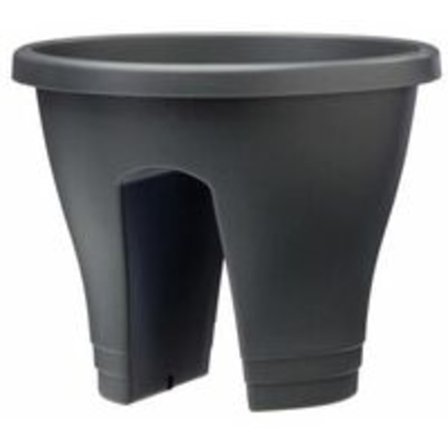 IC ELHO Balkongkrukke Corsica Flower Bridge 30 - Antrasittgrå - Utendørsbalkong - L 29,6 x B 29,6 x H 24 cm