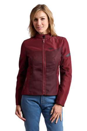 MC-Jakke Ixon Fresh Dame Burgunder M
