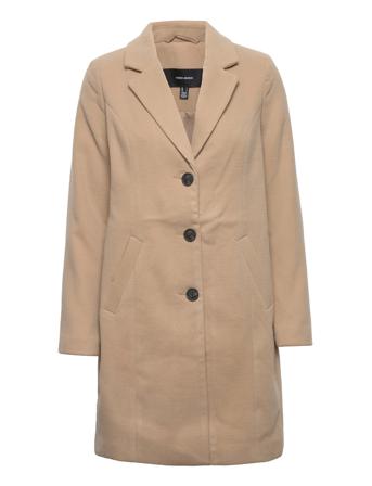 Vmcalacindy Aw22 Coat Ga Boos Outerwear Coats Winter Coats Ruskea Vero Moda