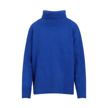 Coster Copenhagen, High Neck Sweater Blauw, Dames, Maat:M