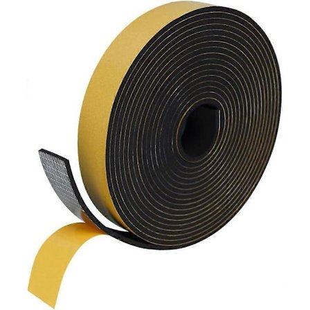 Vinduspakning Isolasjon Mot Kulde, Selvklebende Isolasjonstetning for Vinduer og Dører, Støyisolasjon, Skumtetning (25mm