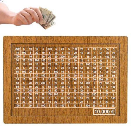 Høj kvalitet Dekorativ Naturligt Træ Penge Kasse Med Tæller Piggy Bank Håndlavet