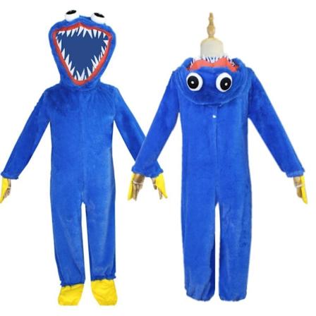 Poppy Playtime Huggy Wuggy Cosplay-asu Lapselle Halloween-asu t ysi setti L full set