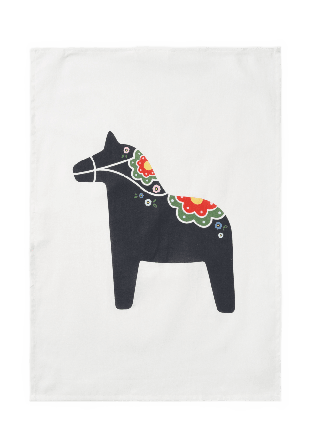 Åhléns Home Kökshandduk MORA 50x70 cm Kökstextil Svart ONESIZE