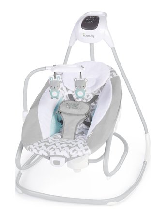 Ingenuity | Simplecomfort Compact Soothing Swing & Rocker - Raylan | ONE SIZE