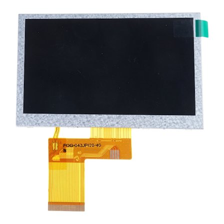 4,3 tommer TFT LCD-skærm 480x272 opløsning LCD-skærme Udskiftning
