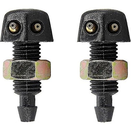 2 stk Universal Vindusspylerpumpe Dyser Erstatning Bil Vindusspyler for Bil