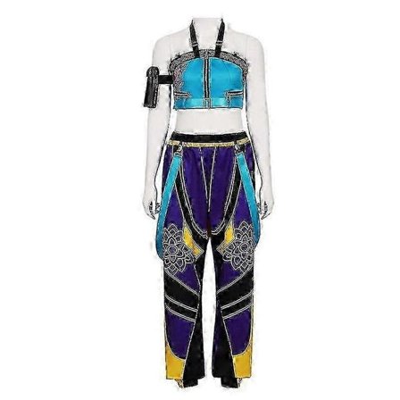 K-pop Zoey Cosplay Set Med Peruk Anime Uniform Halloween Karneval Party Kostym För Kvinnor-lingling} L